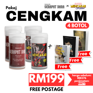 PAKEJ CENGKAM (4 BOTOL FREE 3 EBOOK)